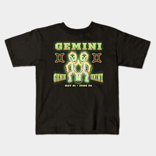 Gemini 7a Black Kids T-Shirt